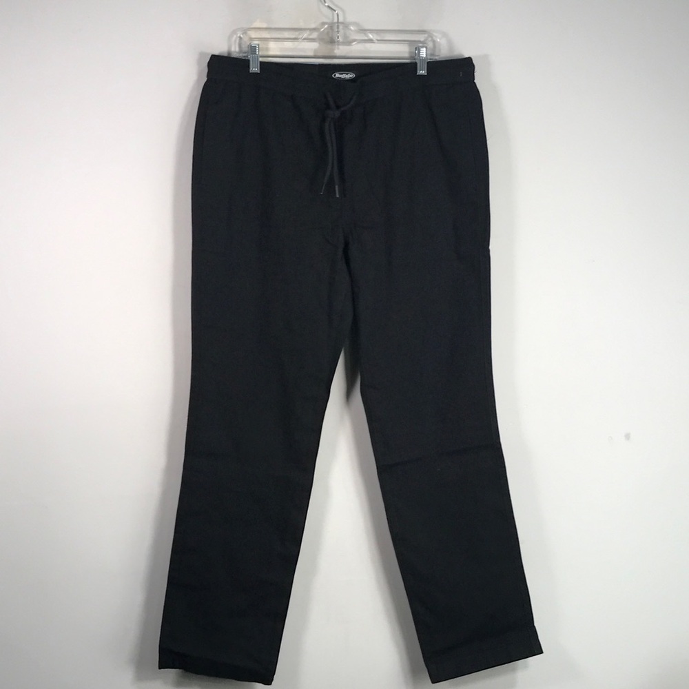Buffalo Jeans Twill Pull-On Pant, Men's Size L - Black